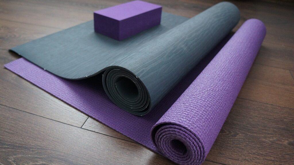 yoga, exercise, mats
